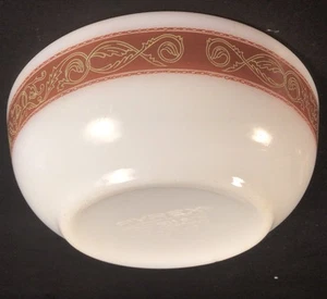 Vintage 4 Pyrex Tableware By Corning Bronze Scroll Soup/Berry/Cereal Bowls #708 - Picture 1 of 8