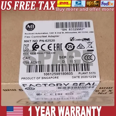 Nuevo módulo adaptador Allen-Bradley 1794-ACN15 Flex E/S Ser D AB 1794ACN15 Foto 1 de 4