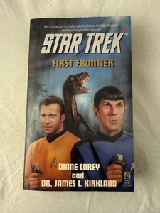 Star Trek First Frontier by Diane Carey and Dr. James I. Kirkland Paperback - Picture 1 of 6