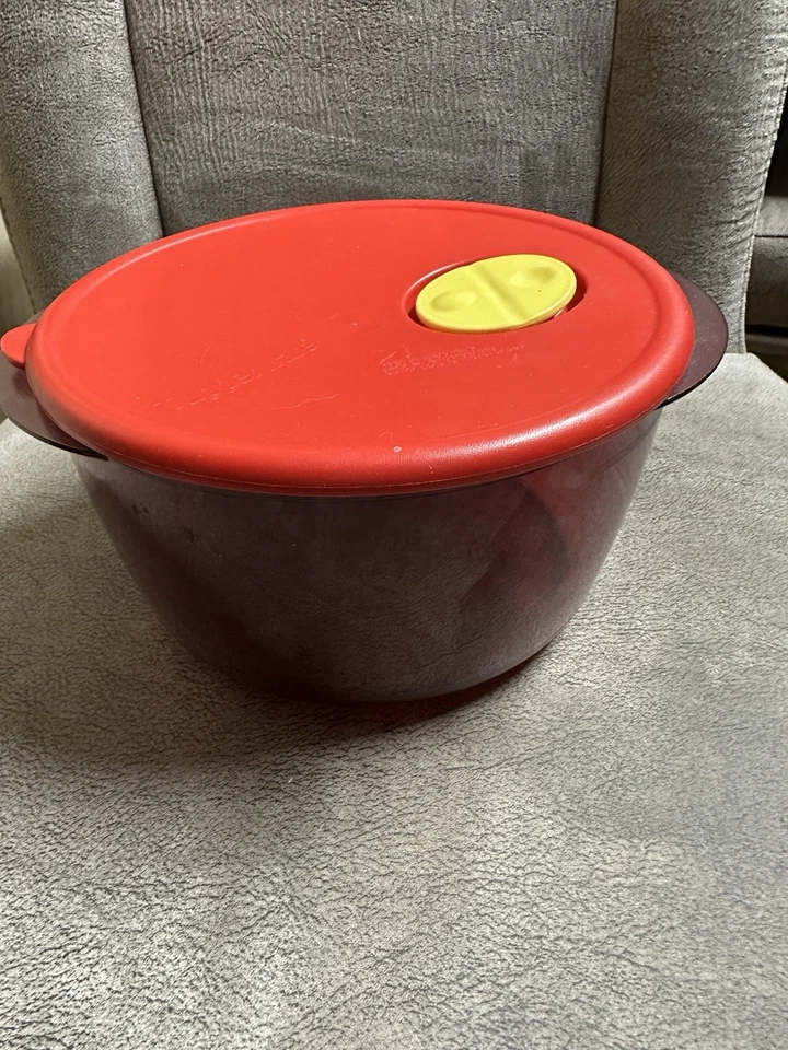 Tupperware Warm Up Behälter / Micro Fix / Mikrowellen Dose 2,0 Liter in rot  - Bild 1 von 1
