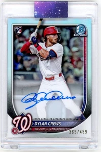 2025 Bowman Chrome DYLAN CREWS Rookie Refractor RC AUTO /499 CRA-DC - NATIONALS - Bild 1 von 2