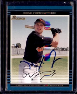 2002 Topps Bowman #BDP103 Baltimore Orioles  Mike Fontenot  Auto /Signed IP - Picture 1 of 2