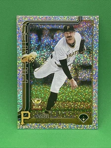 2025 Topps Serie 1 Sand Glitter Paul Skenes Pittsburgh Pirates Cup Karte🔥 - Bild 1 von 2
