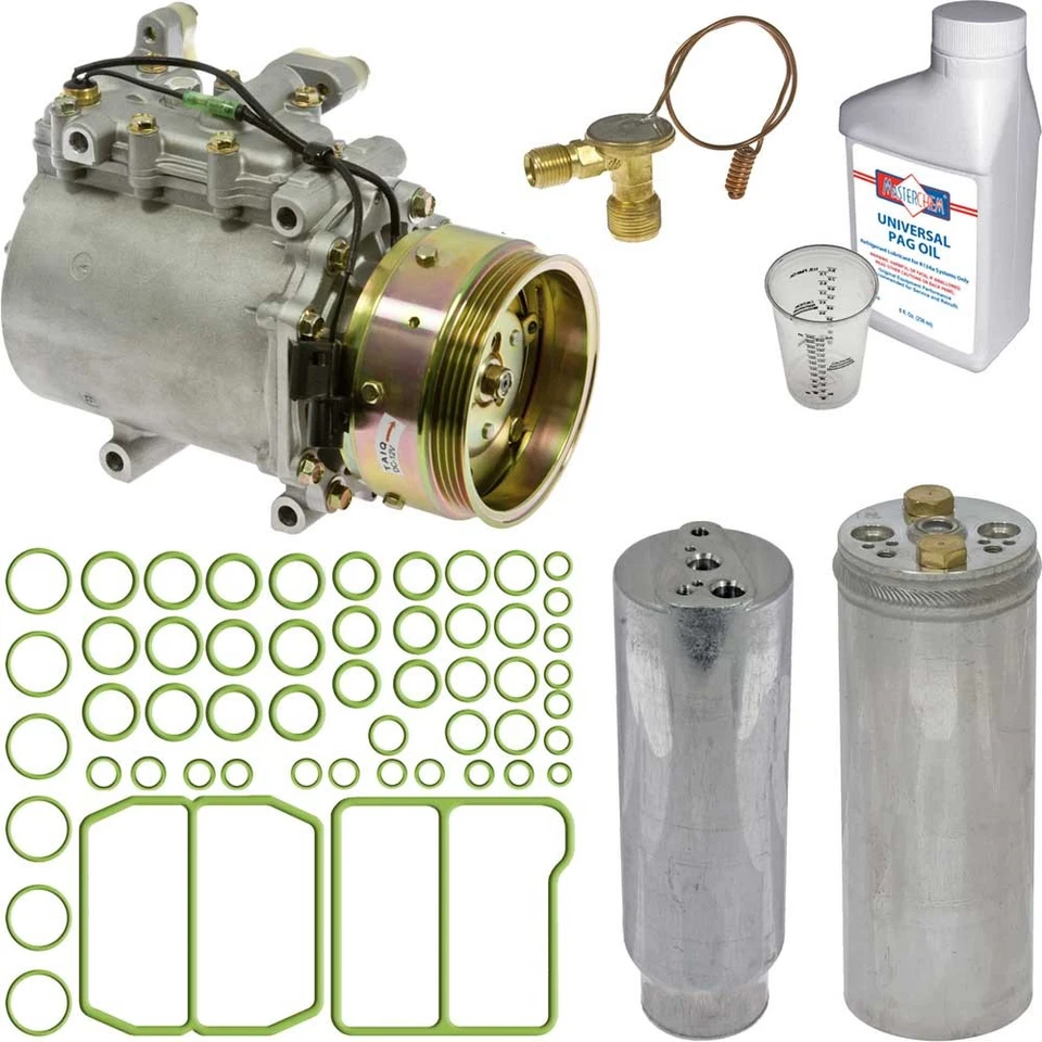 For Mitsubishi Eclipse 1995-1999 Omega AC Compressor w/ A/C Repair Kit GAP - Image 1 of 1