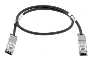 5NP8R DELL 40G QSFP+ SFF-8683 PASSIVE COPPER DAC CABLE 1M - Photo 1/8