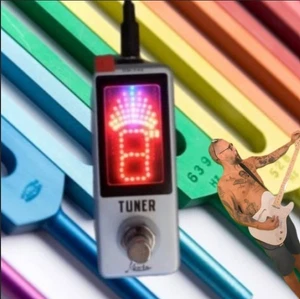 Mini Pedal Sintonizador Cromático Pantalla LED BRILLANTE Verdadero Bypass para Guitarra Bajo ¡GANA!! - Imagen 1 de 13