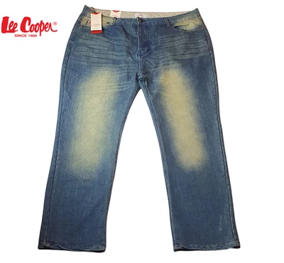 Lee Cooper Men's Washed Blue Regular Fit Jeans Sz W40 L32 Premium British Denim - Image 1 of 4