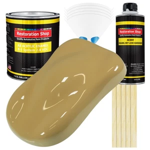 Restoration Shop Buckskin Tan Acrylic Enamel Gallon Kit, Auto Paint - Picture 1 of 5