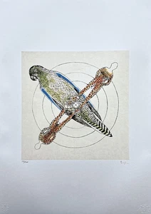 TOYEN -The Shooting Gallery - Parrot - numbered 152/500, 50x70 cm (19,7x27,6 in) - Picture 1 of 4