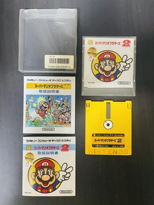 Super Mario Bros. 1 & 2 Nintendo Famicom Disk System 1986 Japanese Version Retro - Image 1 of 4