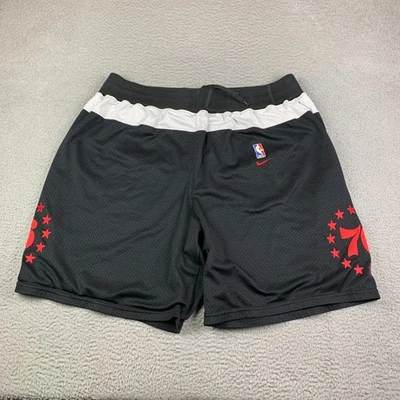 Vintage 90s NIKE Philadelphia 76ers Basketball Shorts 2XL NBA VTG - Image 1 of 4