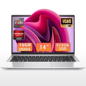 HP EliteBook 845 G8 Laptop PC AMD Ryzen 7 PRO 5850U 16 GB DDR4 RAM 512 GB SSD - Afbeelding 1 van 7