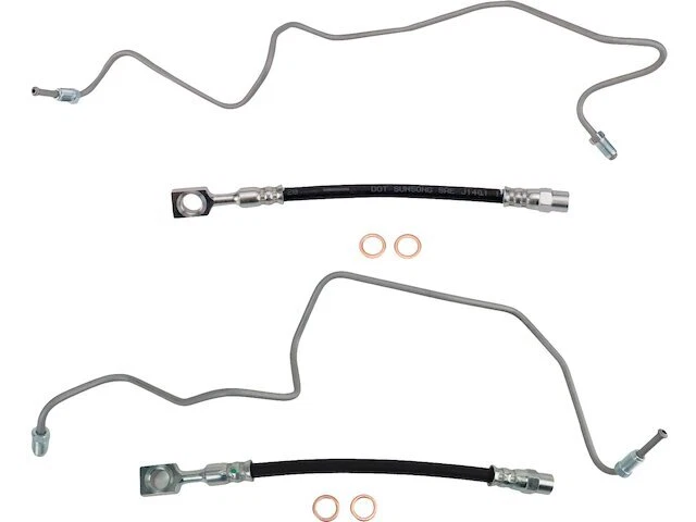 Juego de manguera de freno trasero para Audi TT Quattro 2000-2006 2001 2002 2003 2004 TZ881RD Foto 1 de 1