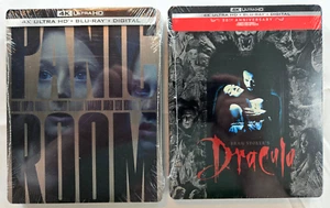 PANIC ROOM 4K STEELBOOK mit Digital / Bonus Thriller Blu-ray: Dirty Pretty Things - Bild 1 von 5