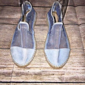 Zara Swiss dot espadrilles Size 38 - Picture 1 of 7