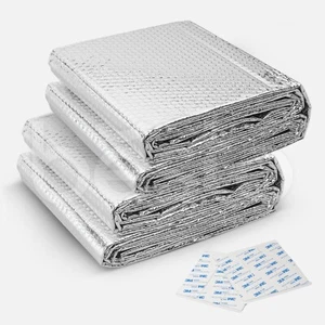 Lámina reflectora de radiador de 5m x 60cm con almohadillas adhesivas de 3M para evitar el calor - Imagen 1 de 9