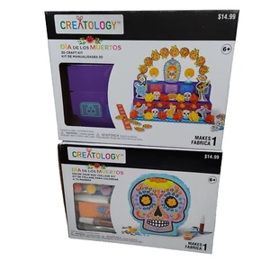 Lot of 2 Creatology 3D Craft Kits Día De Los Muertos Mini Ofrenda Altar Collage - Picture 1 of 9