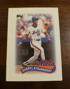 Darryl Strawberry 1989 Topps Mini #28 New York Mets - Picture 1 of 6