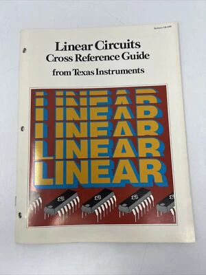 1976 Linear Circuits Cross Reference Guide From Texas Instruments TI Catalog - Image 1 of 4