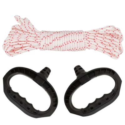 Starter Rope Pull Cord 5.5 mm x 10m (30Feet) w 2x Handle for Snowblower MTD B&S