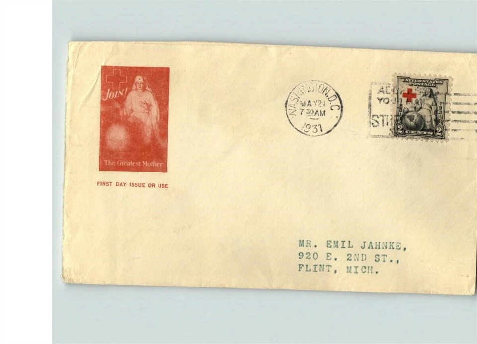 International RED CROSS, 1931 First Day of Issue # 702 - Image 1 of 1