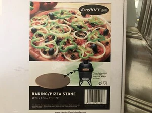 Berghoff Grill Studio Pizza Baking Stone Khaki 9 inch NEW - Picture 1 of 7