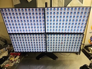 Eizo 24-inch HDMI QUAD Monitor with Quad stand Ebay Listing Cctv Vat - Picture 1 of 6