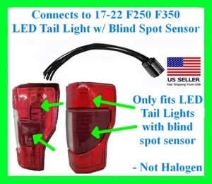fits 17-22 F250 F350 LED Tail Light Blind Spot Connector Plug Wiring Harness - Picture 1 of 1