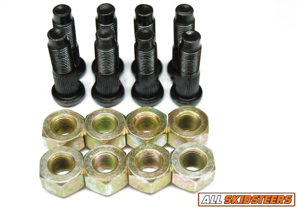 for Bobcat Lug Nut & Stud Kit 751 753 763 773 863 873 883 Wheel Rim Skid Steer