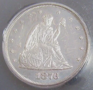 1876 20C PR63 ICG. PROOF. BF-3, R.4. RARE!!! - Picture 1 of 4