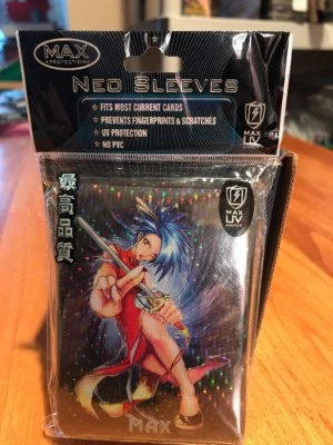 Max Protection Neo Sleeves from Box   Kung Fu Girl  Black background  7060L  NEW - Image 1 of 4