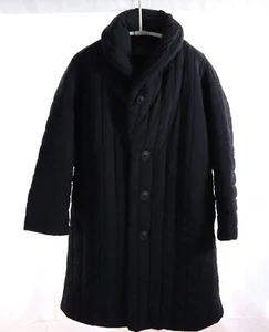 ISSEY MIYAKE WIND COAT Quilted Navy Nylon Polyester Coat M IW33-FA185 Size M - Picture 1 of 7