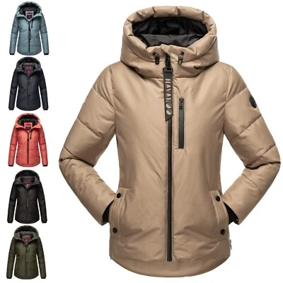 Navahoo Damen Winterjacke Steppjacke Kurz Parka Herbst Jacke Kapuze Krümelein - Bild 1 von 4