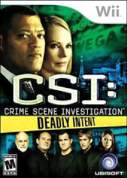 CSI: Crime Scene Investigation: Deadly Intent Wii Game, Case, Manual (Complete) - Image 1 of 1