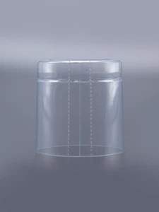 Cápsulas termorretráctiles transparentes 46 x 50 mm para sellado de botellas - Varias cantidades - Imagen 1 de 2
