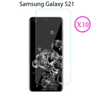 10pcs Soft PET Film Screen Protector Phone Guard for Samsung Galaxy S21 5G Front - Picture 1 of 4
