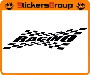 ADESIVO RACING PER AUTO MOTO SCOOTER CASCO TUNING NEW - Foto 1 di 1