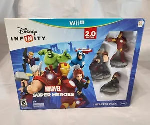 Wii U Disney Infinity Marvel Super Heroes 2.0 Starter Pack Kit Nintendo - Foto 1 di 10