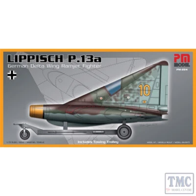 PM KITS PKPM224 PM Maßstab 1:72 Lippisch P.13a (inkl. Abschleppwagen)