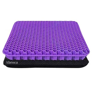 Gel Seat Cushion for Long Sitting, Double Thick Office Desk Home Wheelchair S... - Picture 1 of 8