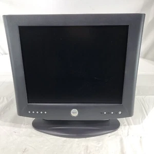 Retro Dell UltraSharp 1702FP 17" 1280x1024 5:4 DVI Vintage LCD Monitor & Adapter - Picture 1 of 4