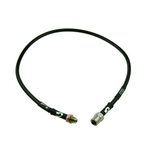 BMW R60 R75 R80 R100 Goodridge front lower brake hose stainless steel black - Picture 1 of 1