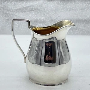 Anfang des 20. Jahrhunderts antiker edwardianischer Sterlingsilber großer cremefarbener Krug London 1907 - Bild 1 von 8