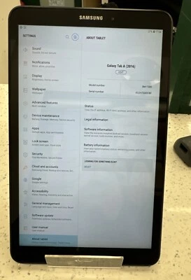 Samsung Galaxy Tab A6 SM-T580 10.1" Wif Tablet Black Grade A Very Good Condition - Image 1 of 4