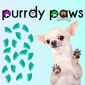 Tapas de uñas suaves para garras de perro (brillo de espuma de mar) * patas purridas * 6 tamaños - Imagen 1 de 1