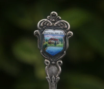 Vintage 800 Silver Spoon Mummelsse Lake Germany German Souvenir Solid 10g - Image 1 of 4