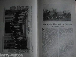 Quorn Hunt Foxhunting Captain Forester Burnaby Hartropp Capell Rare Article 1910 - Imagen 1 de 7
