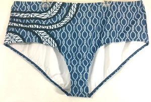 Traje de baño parte inferior de bikini High Divine by MOD CLOTH talla 4X azul claro verde nuevo sin etiquetas - Imagen 1 de 7