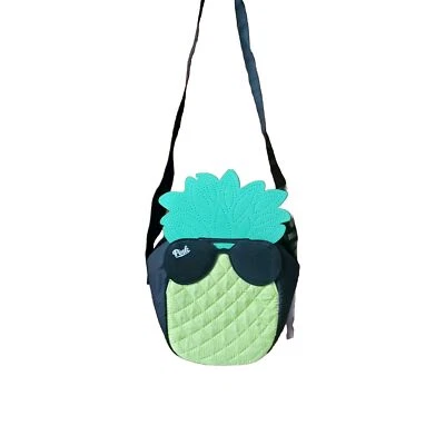 Nuevo sin etiquetas Bolso de Hombro Victoria's Secret Rosa Piña Refrigerador Tropical Playa Piscina Foto 1 de 4