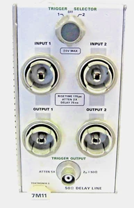 Tektronix 7M11 50ohm Delay Line for 7000 Series Oscilloscope S/N B020769 - Picture 1 of 8
